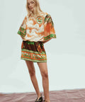 Alemais Bungalow Mini Dress Print Size 14 - 16 / Multicolor - Dresses