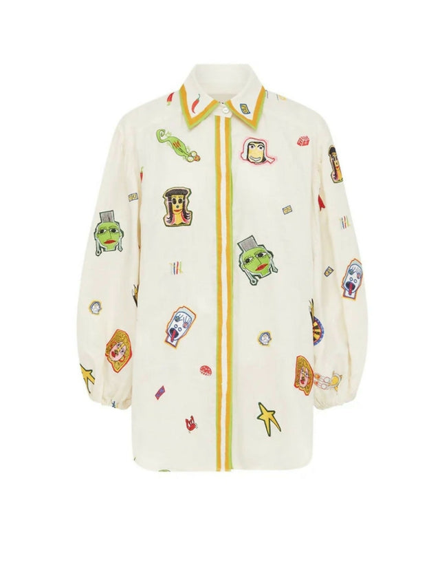 Alemais Checkers Shirt and Harmonia Quilted Shorts Set Print Size AU 16 - 16 / Multi - Outfit Sets