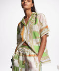 Alemais Checkmate Linen Shirt and Pants Set Multi Size 14 & 16 - Outfit Sets