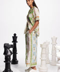 Alemais Checkmate Linen Shirt and Pants Set Multi Size 14 & 16 - Outfit Sets