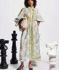 Alemais Checkmate Linen Shirtdress - 8 / Multi - Dresses