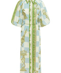 Alemais Checkmate Linen Shirtdress In Multi - 8 / Multi - Dresses