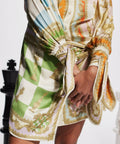 Alemais Checkmate Silk Mini Dress In Multi - 8 / Multi - Dresses