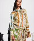 Alemais Checkmate Silk Mini Dress Multi Size AU 16 - 16 / Multi - Dresses