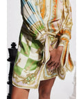 Alemais Checkmate Silk Mini Dress Size 8 - 8 / Multi - Dresses
