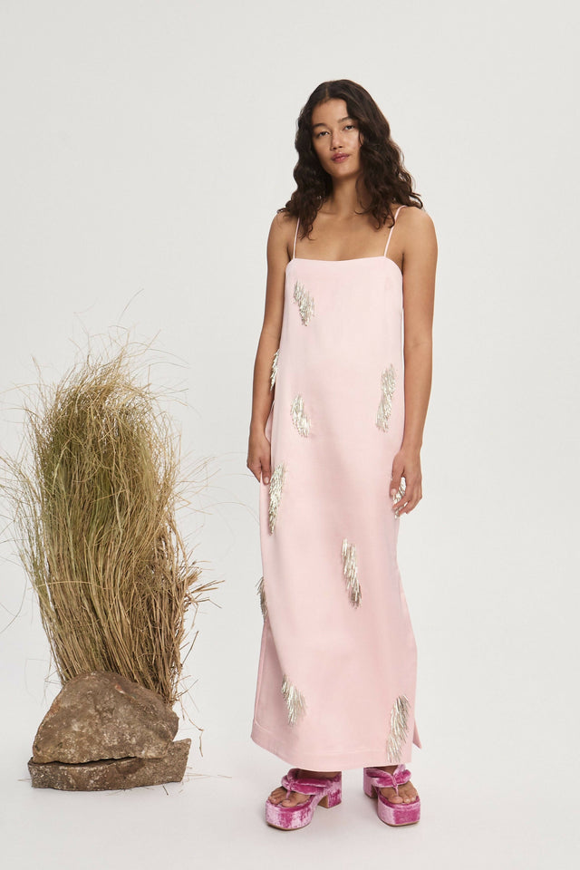 Alemais Cindy Embellished Slip Dress Passion Alemais Cindy Embellished Slip Dress Passion