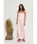 Alemais Cindy Embellished Slip Midi Dress in Pink Size 8 - 8 / Pink - Dresses