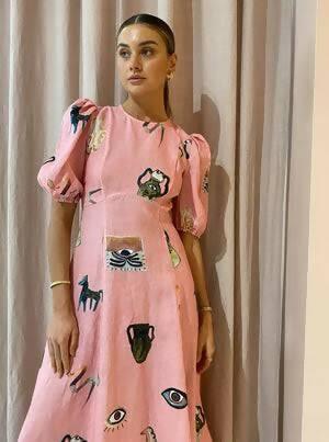 ALEMAIS - Alemais Cleo Midi Dress
