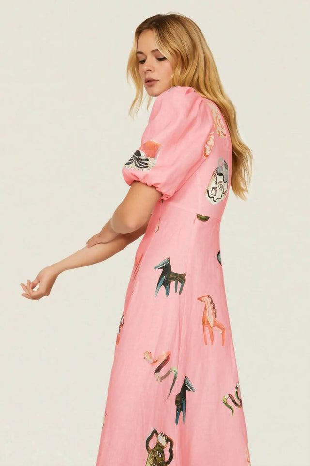ALEMAIS - Alemais Cleo Midi Dress