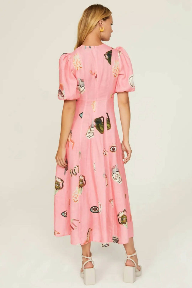 ALEMAIS - Alemais Cleo Midi Dress