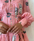 Alemais Cleo Smock Mini Dress Size 10 - 10 / Pink - Dresses