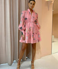 Alemais Cleo Smock Mini Dress Size 10 - 10 / Pink - Dresses