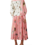 Alemais Cleo Shirtdress Pink Print Size AU 10 12 - 12 / Pink - Dresses