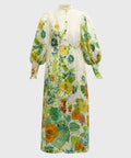 Alemais Constance Midi Shirtdress Floral Size 14 - 12 / Multi - Dresses