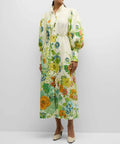 Alemais Constance Midi Shirtdress Floral Size 14 - 12 / Multi - Dresses