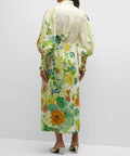 Alemais Constance Midi Shirtdress Floral Size 14 - 12 / Multi - Dresses