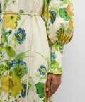 Alemais Constance Midi Shirtdress Floral Size 14 - 12 / Multi - Dresses