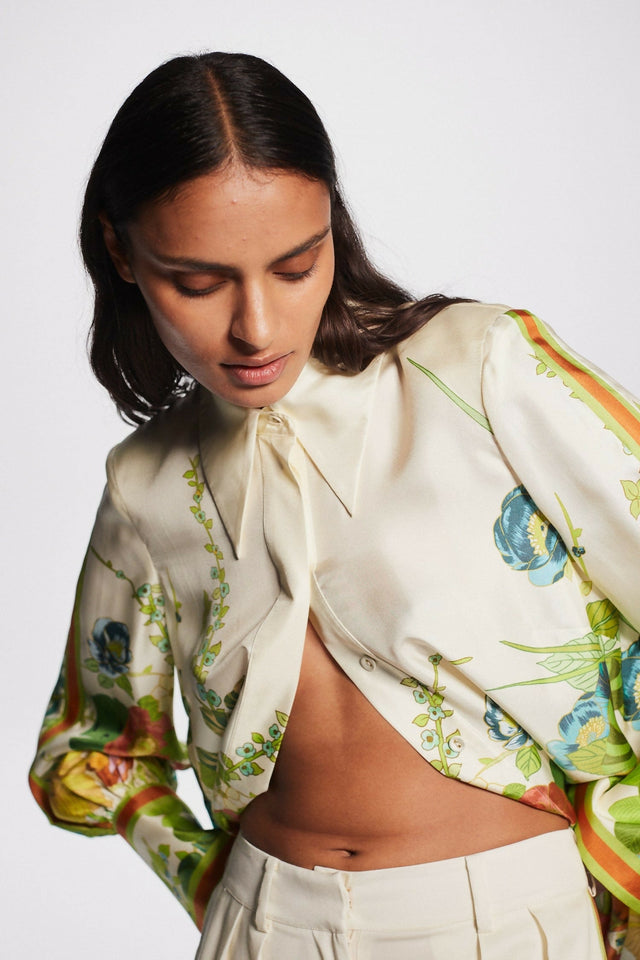 Alemais Constance Shirt and Pants Set Cream Floral Size 16 - 16 / Floral - Outfit Sets