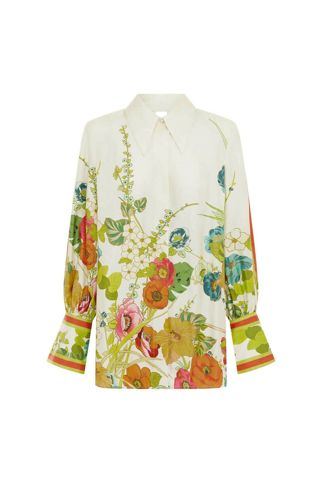 Alemais Constance Shirt and Pants Set Cream Floral Size 16 - 16 / Floral - Outfit Sets
