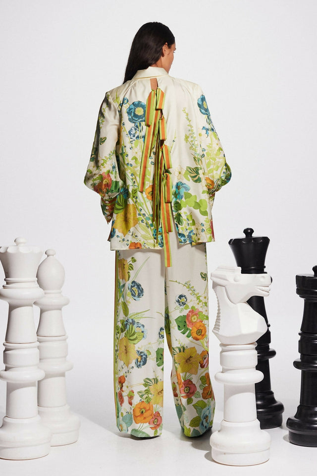 Alemais Constance Shirt and Pants Set Cream Floral Size 16 - 16 / Floral - Outfit Sets