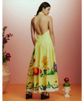 Alemais Dahlia Halter Gown Yellow Size 14 - 14 / Yellow - Dresses
