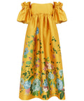 Alemais Dana Midi Dress - 10 / Yellow - Dresses