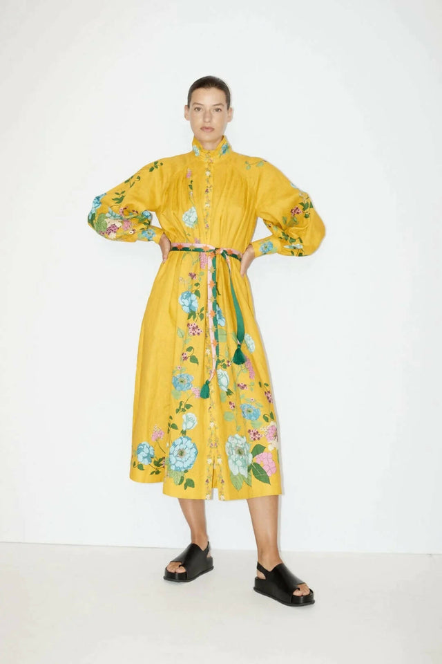 Alemais Dana Shirtdress Floral Size 16 - 16 / Floral - Dresses