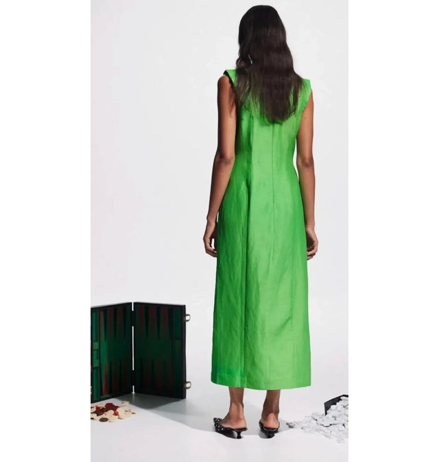 Alemais Dazzle Midi Dress Green Size 8