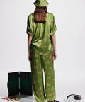 Alemais Dice Silk Shirt and Pant Set Green Size AU 14 - 14 / Green - Outfit Sets