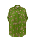 Alemais Dice Silk Shirt and Pant Set Green Size AU 14 - 14 / Green - Outfit Sets