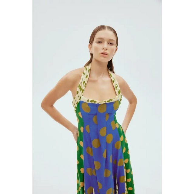 Alémais Dione Halter Midi - Dresses