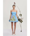 Alemais Donata Mini Dress Blue Size 8 & 12 - Dresses