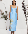 Alémais Donata Taffeta Gown - 12 / Blue - Dresses