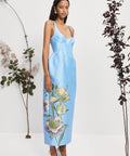 Alémais Donata Taffeta Gown - 12 / Blue - Dresses