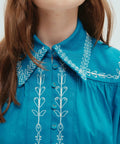 Alemais Donovan Corded Blouse and Pants Blue Size AU 16 - 16 / Blue - Outfit Sets