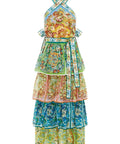 ALEMAIS - Alemais Dreamer Halter Tier Dress