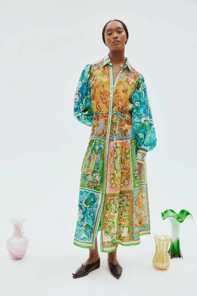 Alemais Dreamer Shirtdress Multi Size 16 - 16 / Multi - Dresses