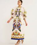 Alemais Effie Puff Sleeve - 10 / Multi - Dresses