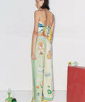 Alemais Elixir Silk Scarf and Linen Pant Set - Outfit Sets