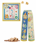 Alemais Elixir Silk Scarf and Linen Pant Set - Outfit Sets