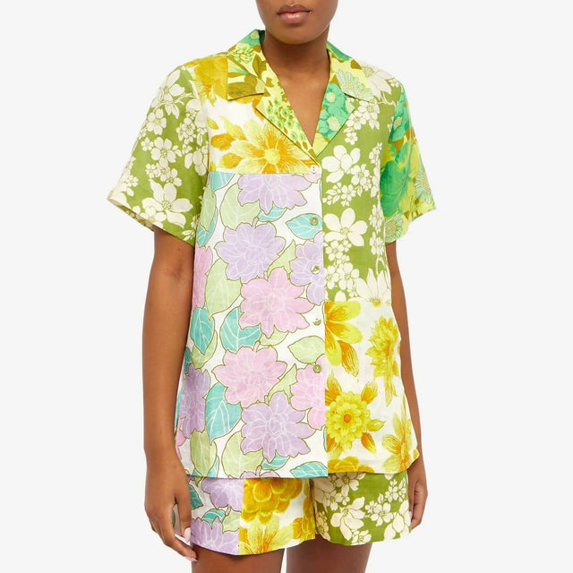 ALEMAIS - Alemais Elora Patchwork Shirt and Short Set