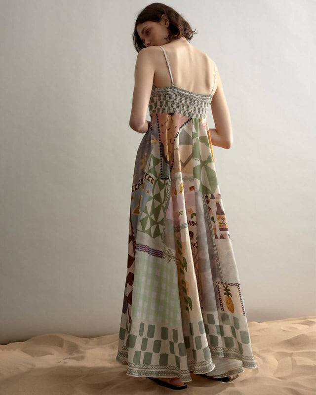 Alemais Emma Gale Sundress Multi Size 10 12 & 14 - Dresses