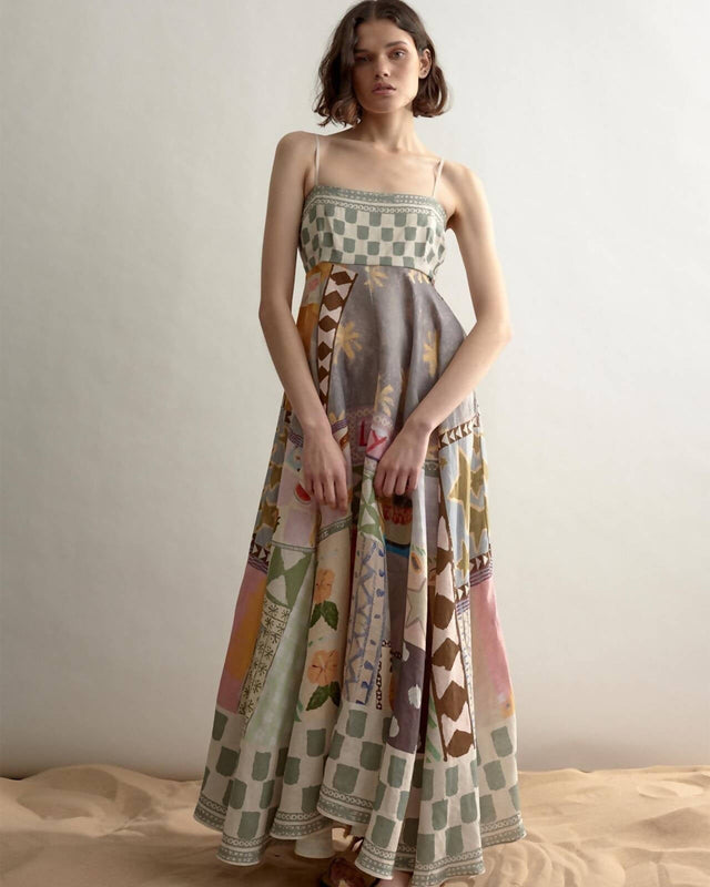 Alemais Emma Gale Sundress Multi Size 10 12 & 14 - Dresses