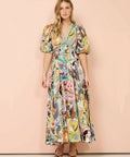 Alemais Evergreen Midi Dress Size 10 - 10 / Print - Dresses