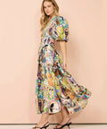 Alemais Evergreen Midi Dress Size 10 - 10 / Print - Dresses