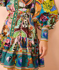 Alemais Evergreen Mini Dress Multi Size AU 14 - 14 / Multi - Dresses