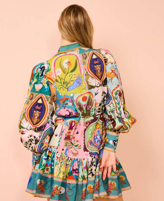 Alemais Evergreen Mini Dress Size 8 - Dresses