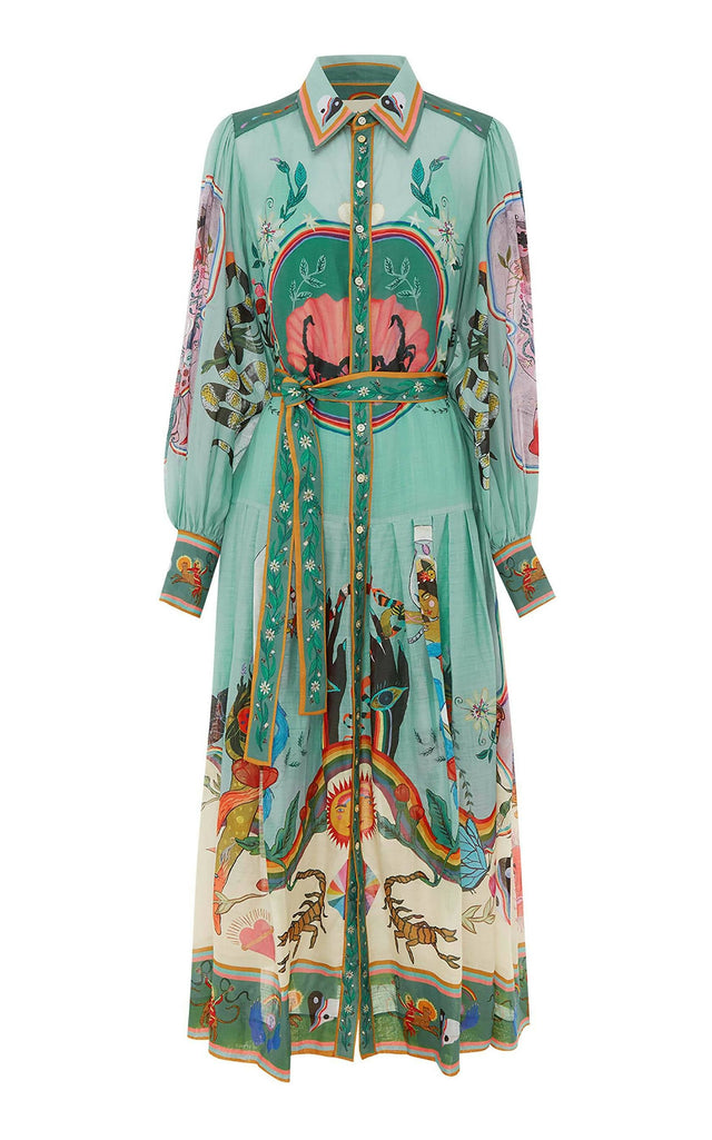 Alemais Evergreen Shirtdress Print Size 12 14 & 16 - Dresses