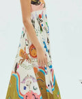 Alemais Evergreen Sundress Print - Dresses