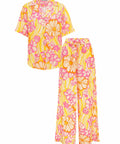 ALEMAIS - Alemais Fenella Floral Silk-Twill Shirt and Pant Set